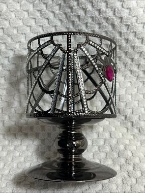 Bath and Body Works Halloween Spider Web 3 Wick Candle Holder